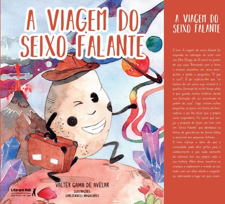 O Livro A VIAGEM DO SEIXO FALANTE vai SER LANÇADO na BIENAL MINEIRA DO LIVRO 2025, em Belo Horizonte/MG, nos dias 03 a 10 de maio de 2025